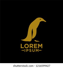 Adelie Penguin logo icon Vector Illustration