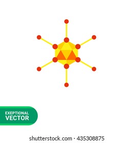 Adenovirus Vector Icon