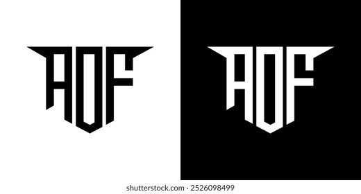 ADF-Buchstaben-Logo-Design mit weißem Hintergrund in Illustrator, Vektorlogo modernen Alphabet Schriftart Überlappung Stil, Kalligraphie-Designs für Logo, Poster, Einladung, etc.
