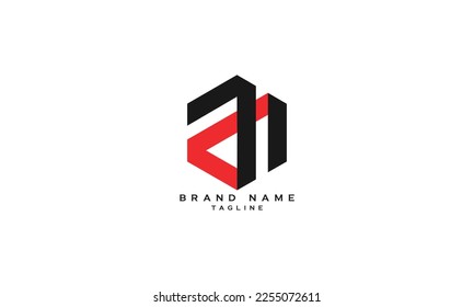 ADH, AN, AH, AN, Resumen diseño inicial del logotipo del alfabeto en monograma