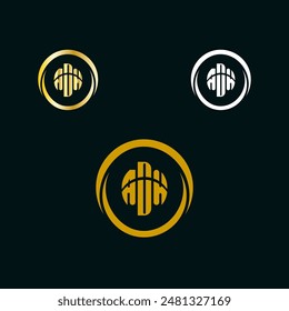 ADH letter logo vector design