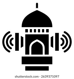 Adhan Call Icon Element For Design
