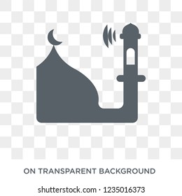 Adhan Call icon. Trendy flat vector Adhan Call icon on transparent background from Religion  collection. 