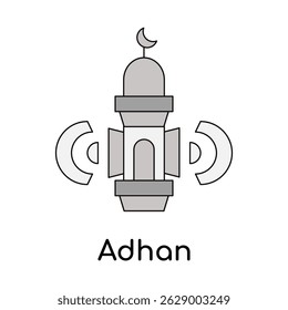 Adhan ligou para Moeslem antes de rezar