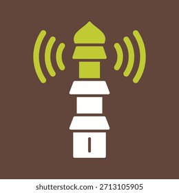 Icono gráfico de Vector creativo de Adhan