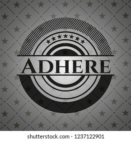 Adhere retro style black emblem