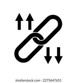 Adhesion ,Icon , Vector flat illustration on white background..eps