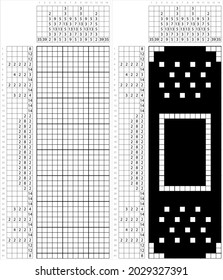 Adhesive Bandage Icon Nonogram Pixel Art, Wound Dressing, Logic Puzzle Game Griddlers, Pic-A-Pix, Picture Paint By Numbers, Picross, Vector Art Illustration