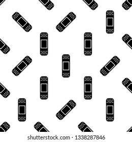 Icono De Banda Adhesiva Patrón Sin Maravilla, Ilustración De Arte Vector De Vestido Herido