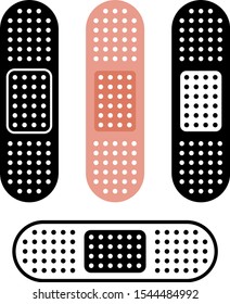 Adhesive Bandage Icon Vector Illustration