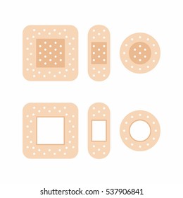 adhesive bandages.