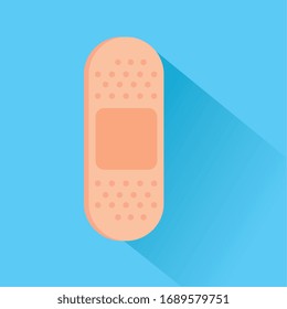 Klebeband auf blauem Hintergrund Vektorillustration Design