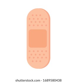 adhesive cure band isolated icon vector illustration design