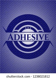 Adhesive denim background