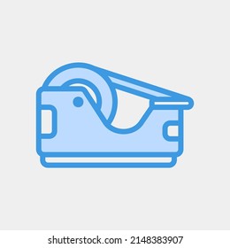 Adhesive icon in blue style, use for website mobile app presentation