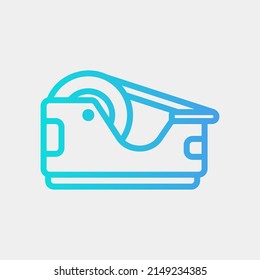 Adhesive icon in gradient style, use for website mobile app presentation