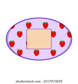 adesivo criança gesso cartoon. proteção cicatrização, ferimento, conforto segurança adesivo criança gesso sinal. isolado símbolo ilustração vetor