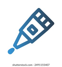 Adhesive outline icon. with gradient colors suitable for interfaces, websites, UI and mobile apps.