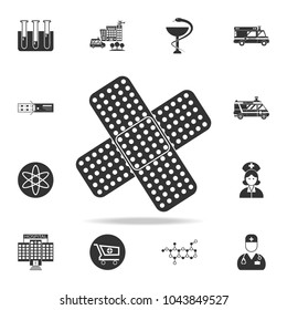 Adhesive plaster icon. Detailed set of medicine element Illustration. Premium quality graphic design. One of the collection icons for websites, web design, mobile app on white background