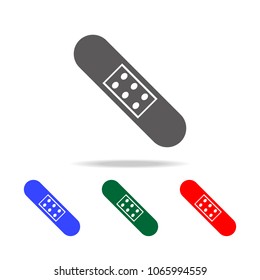 Adhesive plaster icon. Elements of doctor multi colored icons. Premium quality graphic design icon. Simple icon for websites, web design, mobile app, info graphics on white background