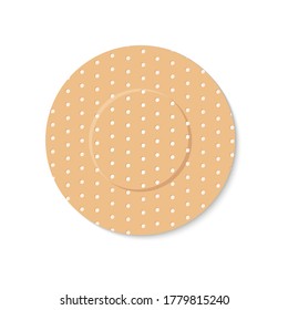 adhesive plaster on a white background