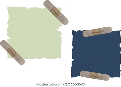 Vector de Anuncios de caja de texto abstracto de cinta adhesiva de yeso