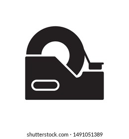 Adhesive tape Dispenser icon. flat simple pictogram. Sticky tape vector illustration