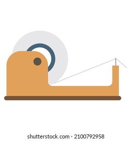adhesive tape flat clipart vector illustration
