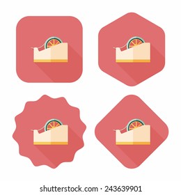 adhesive tape flat icon with long shadow,eps10