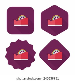 adhesive tape flat icon with long shadow,eps10