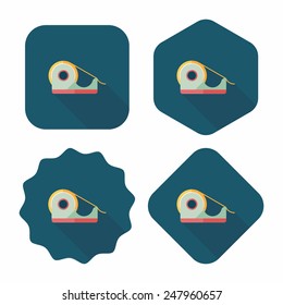 adhesive tape flat icon with long shadow,eps10