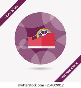 adhesive tape flat icon with long shadow,eps10