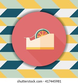 adhesive tape flat icon with long shadow,eps10