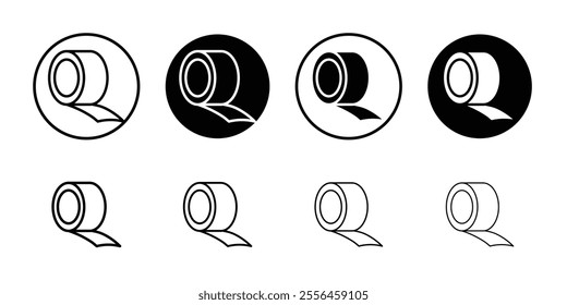 Adhesive tape icon Art design illustration