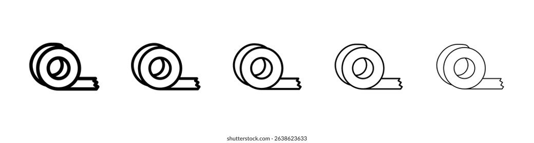 Adhesive tape icon concept. graphic design, logo, Web, UI.