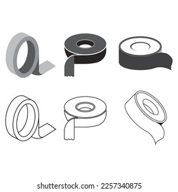 adhesive tape icon vector illustration symbol design