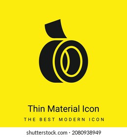 Adhesive Tape minimal bright yellow material icon