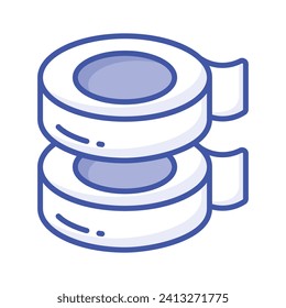 Adhesive tape vector design, isolated on white background, ready to use in website and mobile apps