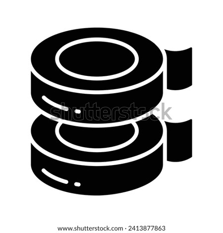 Adhesive tape vector design, isolated on white background, ready to use in website and mobile apps