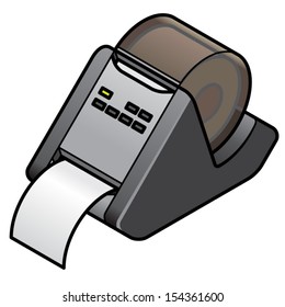 An adhesive/mailing label printer.