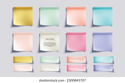Adhesives note. Sticky note or post it reminder.