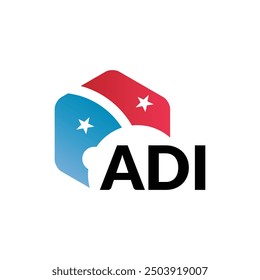 Diseño del logotipo de la letra de ADI en el fondo blanco. Diseño de logotipo de carta ADI moderno y creativo. Diseño de Vector.
Letras ADI, ADI logo Vector Plantilla.