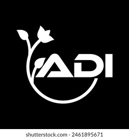 Diseño de Vector de logotipo de letra ADI, logotipo simple y moderno ADI. Diseño de alfabeto de lujo ADI