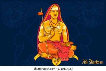 Adi Shankaracharya era un filósofo y teólogo indio de principios del siglo VIII que consolidó la doctrina de Advaita Vedanta.