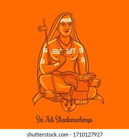 Adi Shankaracharya era un filósofo y teólogo indio de principios del siglo VIII que consolidó la doctrina de Advaita Vedanta.