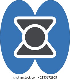 adinkra vector glyph color icon 