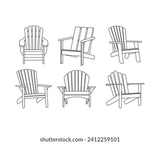 Adirondack Chair Clipart, Adirondack chair monogram, Beach Chair Clipart