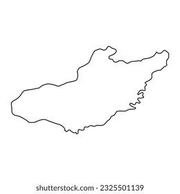 Adiyaman province map, administrative divisions of Turkey. Vector illustration.