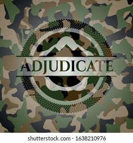 Adjudicate on camo texture. Vector Illustration. Detailed.