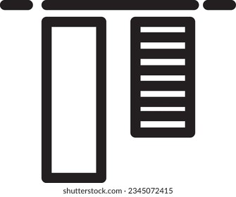 Adjust Align Object Outline Icon